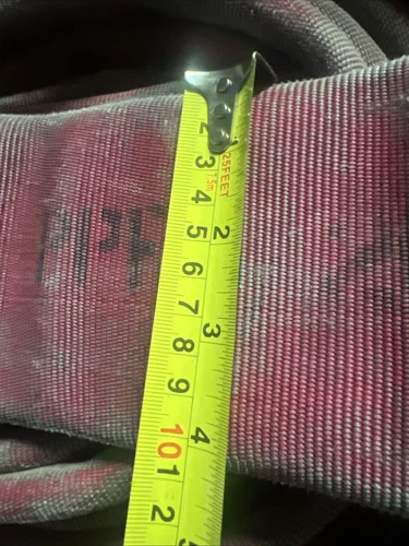  4 1/4" wide Fire hose for boat docks, abrasion protection etc. 10’ length