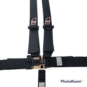 PRO-1 Latch Link Safety Harness Seat Belts Black- 5 pt