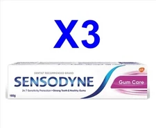 Sensodyne Gum Care Toothpaste 24/7 Sensitivity Protection Reduce Plaque Bacteria
