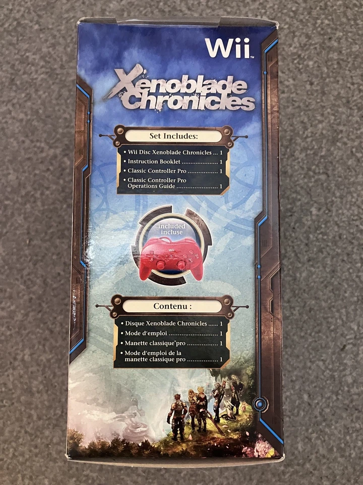 Xenoblade Chronicles Special Edition with Classic Red Controller Wii Sealed New - Image 4 of 4