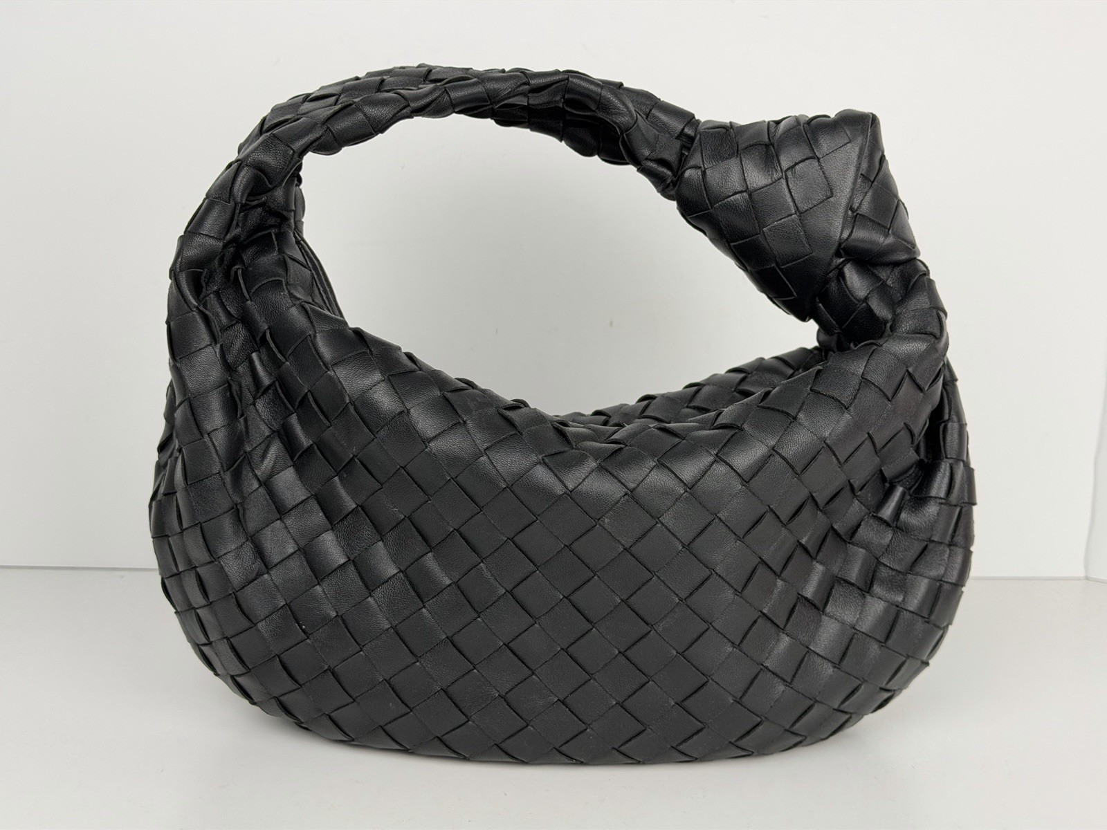 Bottega Veneta Jodie Small Bag in Black Intrecciato Leather D4 thumbnail 2