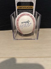 Hunter Brown Signed  2025 Houston Astros City Connect Baseball JSA COA