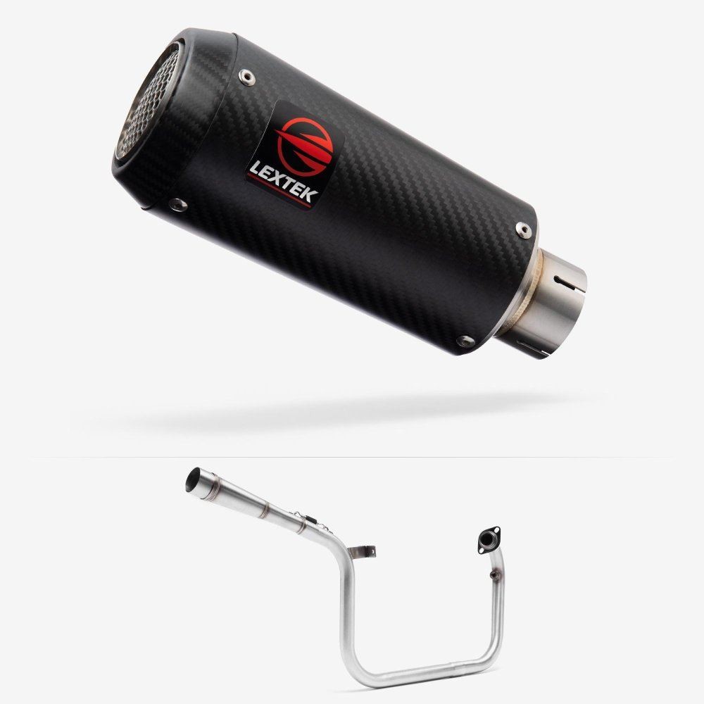 Lextek CP9C Full Carbon Exhaust 180mm for Benelli TNT 125/135 (17-20)