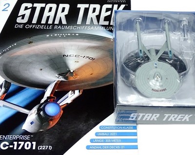 STAR TREK EAGLEMOSS RAUMSCHIFF COLLECTION USS ENTERPRISE NCC-1701 REFIT  #2