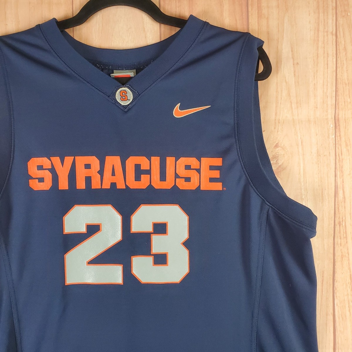 NIKE(ナイキ)シラキュース大学　NCAA バスケ　ユニフォーム Nike Syracuse Orange Basketball Team Jersey Mens XL Navy Blue