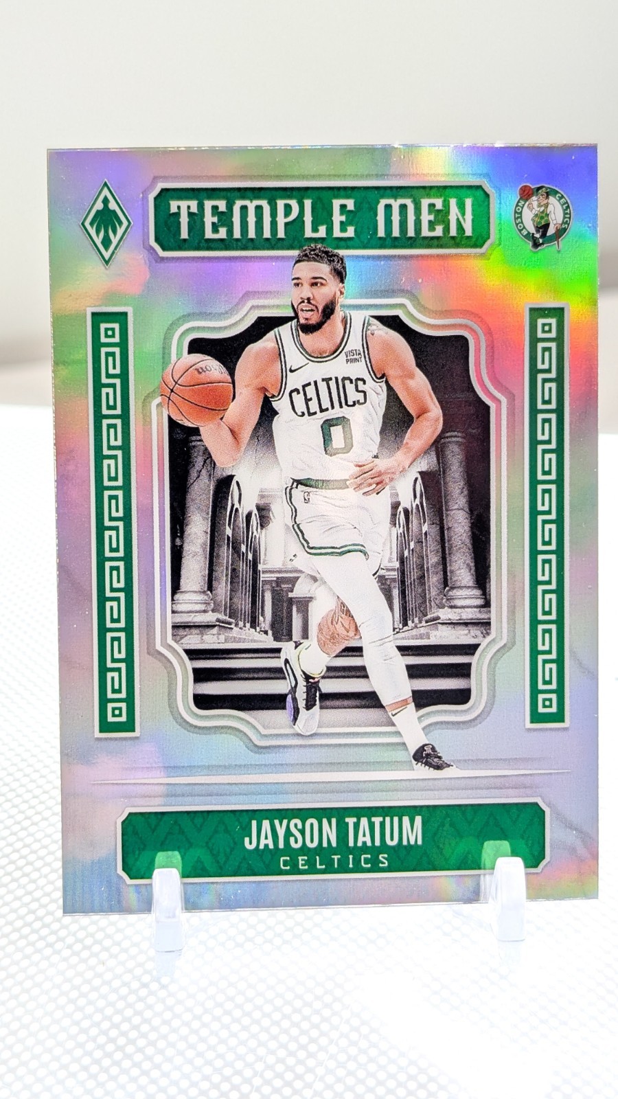 2023-24 Panini Phoenix - Temple Men Jayson Tatum #4 Silver