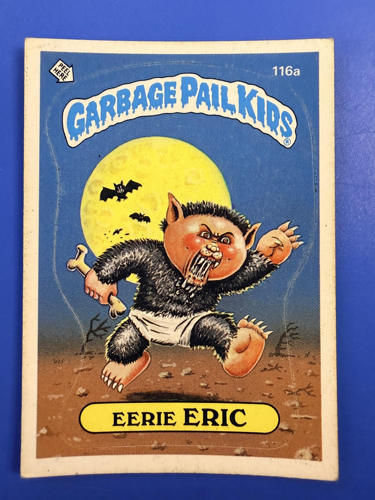 1986 Topps Garbage Pail Kids Series 3 #116a Eerie Eric
