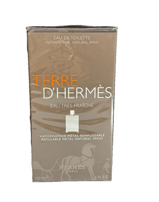 Terre D'Hermes Eau Tres Fraiche By Hermes EDT Spray 5 oz NIB *(Vintage)