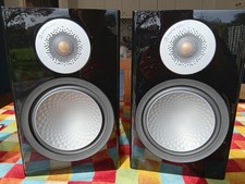 *COME NUOVO* Monitor Audio Silver 100 altoparlanti 6g in (nero) nella confezione originale