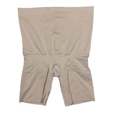 Assets By Spanx 1X High Rise Shapewear Shorts Nude Smoothing Control Firm