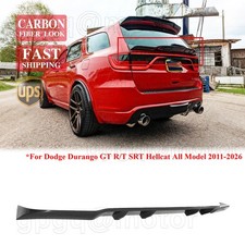For Dodge Durango Gt Rt Srt 2011-2026 Carbon Fiber Rear Mid Wing Trunk Spoiler