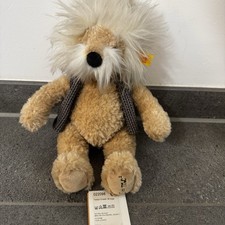 Miś Steiff „Einstein” 28 cm beżowy – z guzikiem w uchu – miś kolekcjonerski