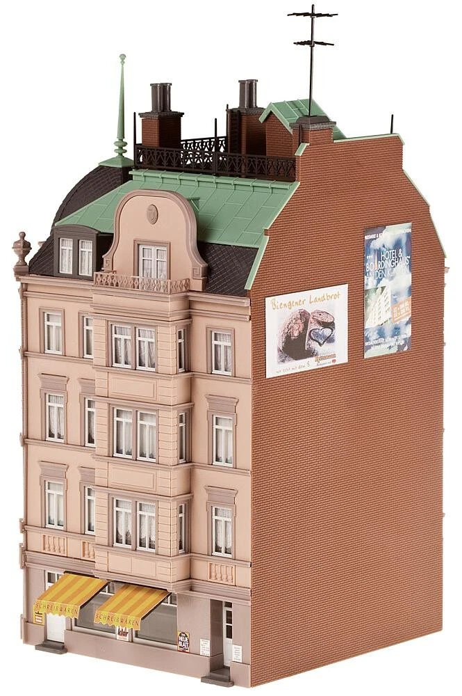 FALLER 130918 Town end house Goethestrasse 88 1:87 H0 Gauge # NEW in OVP #