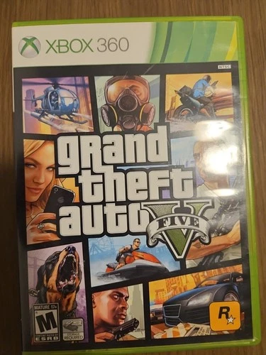 Rockstar Games Grand Theft Auto V Xbox 360 Manual Included Online Play NTSC-U/C