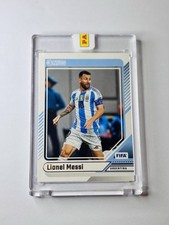 Lionel Messi Encased FIFA World Cup Investment Card Donruss Soccer MINT