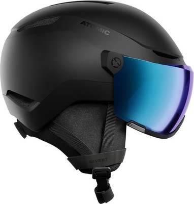 Atomic Revent Visor Stereo Snow Helmet, Black, Large