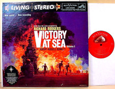 LIVING STEREO 2335 - Rodgers Victory At Sea/Bennett- '59 NM 'Miracle Surface' LP