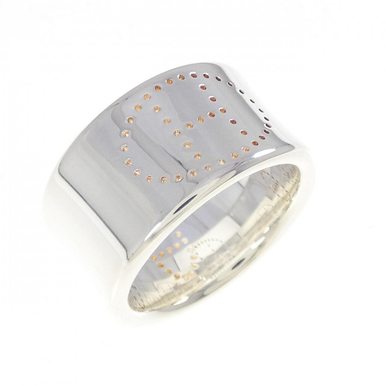 Authentic HERMES Eclipse Ryuban Ring  #260-008-03… - image 1