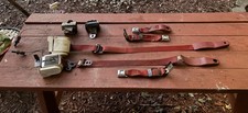 1987-1993 Ford Mustang Seat Belts Gt Lx Foxbody Red 1987-1993 Ford Mustang Seat Belts Gt Lx Foxbody Red