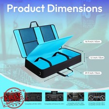 Aljikz DJ Controller Case Bag for DDJ-FLX10/REV7/SC LIVE