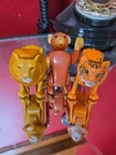 Vintage 1975 Fisher-Price Safari Circus Zoo Lot- Tiger Lion Monkey