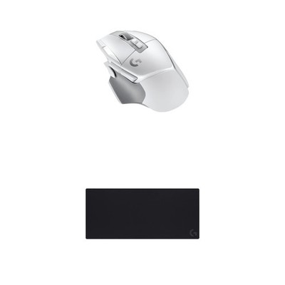 Logitech Pro Wireless Bundle: G502 X LIGHTSPEED Mouse + XL Mouse Pad - White