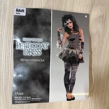 Ghost Stories Petticoat Women Dress Costume Arm Warmer Legging Halloween One Sz