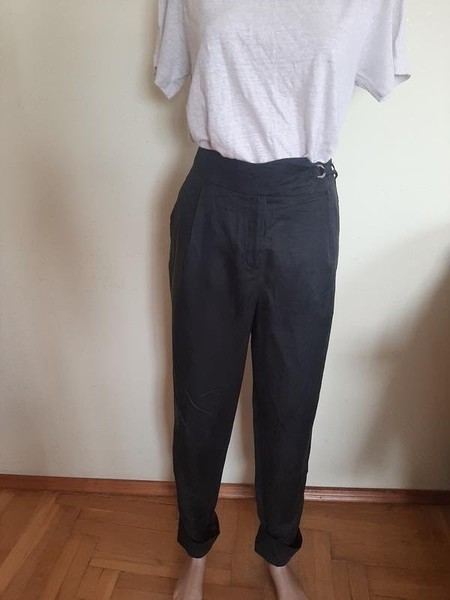 Women Karen Millen Trousers Grey 38 / M / 46