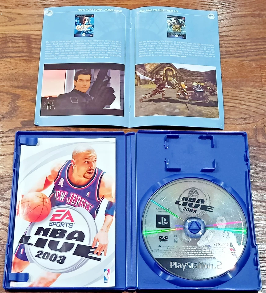 NBA Live 2003 PS2 actual photo 2