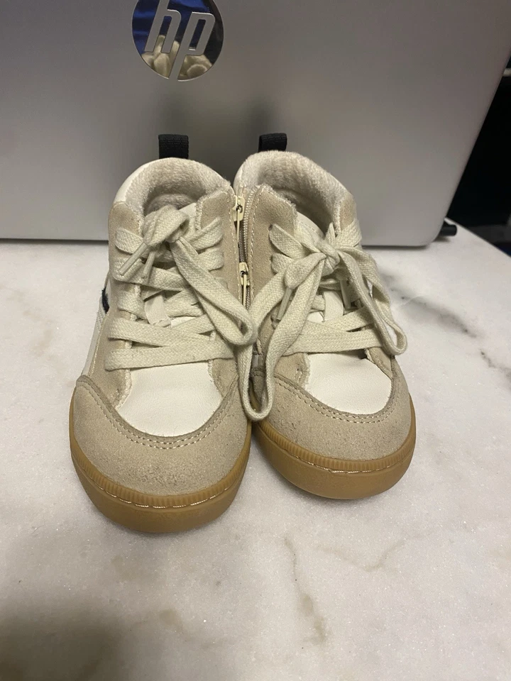 Zara Boys High Top Sneakers Size 24/7.5-8C - Image 4 of 4