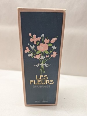 Vtg Alyssa Ashley Houbigant Les Fleurs Spray Mist Perfume 2 oz in Box 75% 