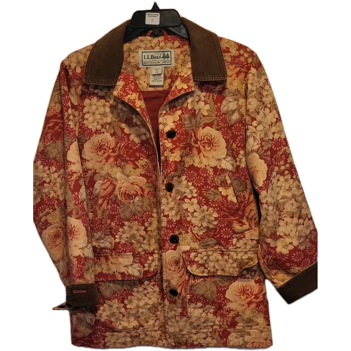 LL Bean Floral 花柄カバーオール バーンコートジャケットレディース L.L. Bean Floral Coats, Jackets & Vests for Women for sale - eBay