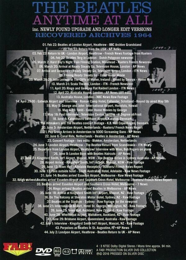 THE BEATLES / FAB 6Titles 6DVD THE BEATLES / FAB 6Titles 6DVD