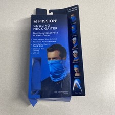 Damaged Box Mission 6-in-1 Cooling Gaiter Breathable Face  Neck Coverage