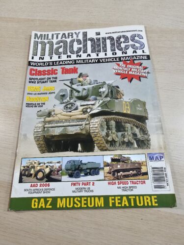 Military Machines International Magazine May 2007 WW2 Stuart Tank USMC Jeeps  - Foto 1 di 6