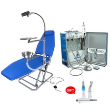 Dental Unit(Curing Light+Scaler)GU-P206+Dental Chair P109+Free Low Handpieces CE