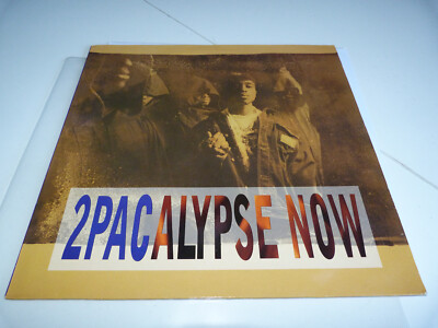 2Pac  2Pacalypse Now Vinyl LP Interscope Records 1991 7567-91767-1 Rap Hip Hop
