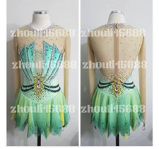 High-end custom skating performance clothing children figure skating performance