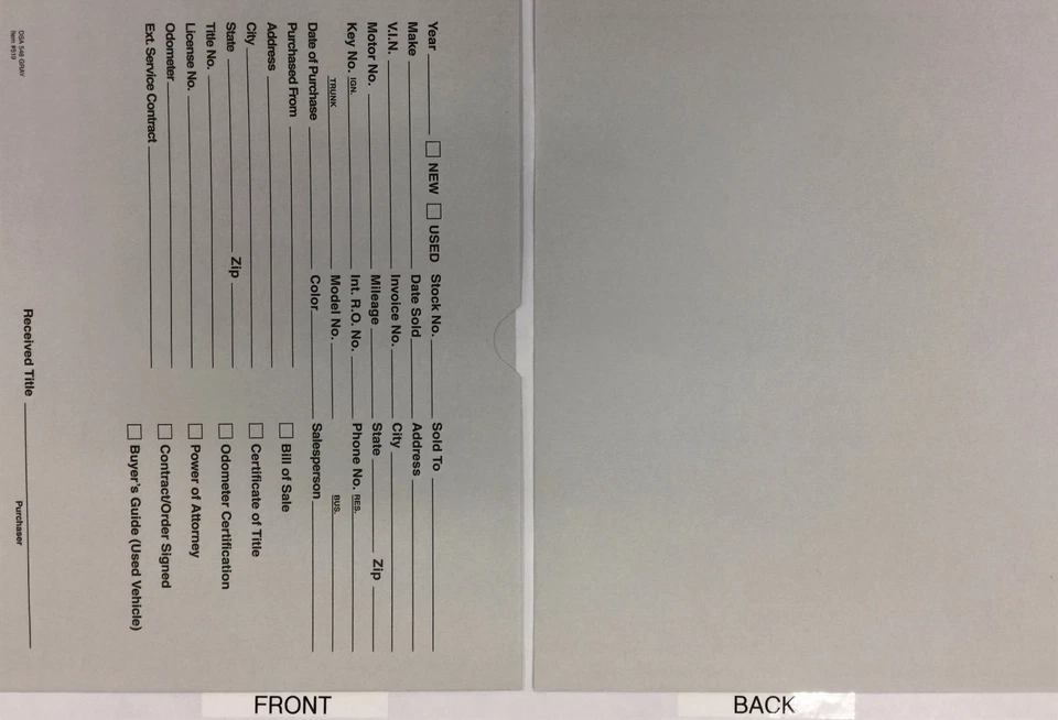 Chaquetas de oferta de vehículos para ventas de automóviles o vehículos DSA-546 grises • Cantidad 500 (R73L) Foto 2 de 4