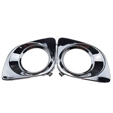 2pc Fog Light Trim Set For 2009-2012 Toyota Venza Left And Right Chrome Plastic 2pc Fog Light Trim Set For 2009-2012 Toyota Venza Left And Right Chrome Plastic