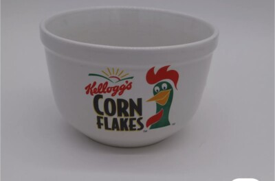 Kelloggs Corn Flakes Ceramic Lg. Cereal Bowl 1999