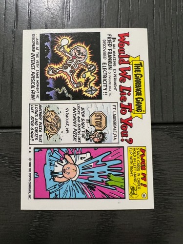1988 Garbage Pail Kids Series 14 completa il tuo set base GPK 14A U scelta OS14 - Foto 64 di 188
