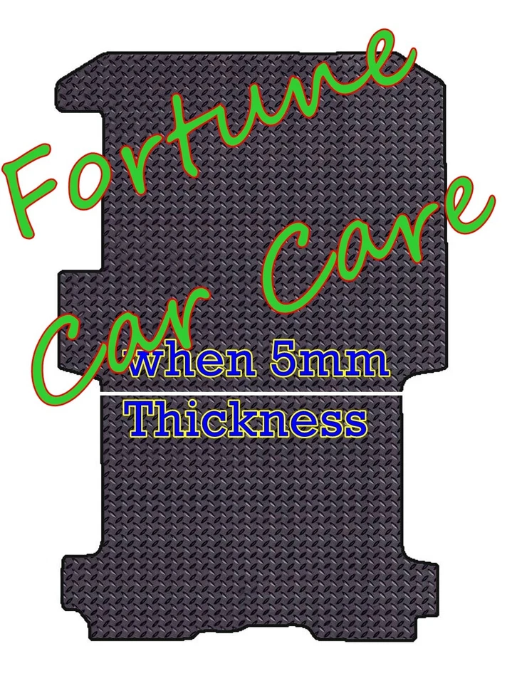 ALFOMBRA DE GOMA A MEDIDA PARA RENAULT TRAFFIC/VAUXHALL VIVARO SWB 2014-ON en 3 y 5 mm Foto 3 de 4