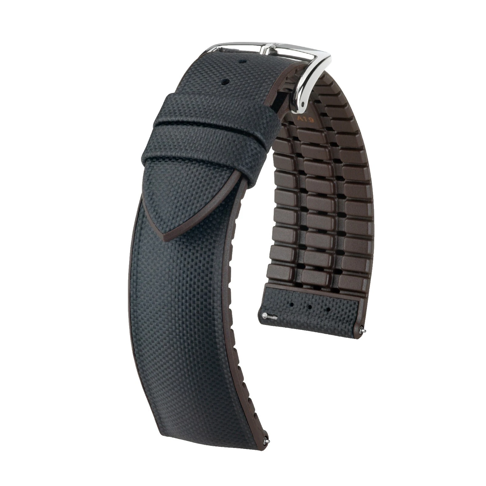 Hirsch Two-Piece Strap Rubber Wristwatch Bands
