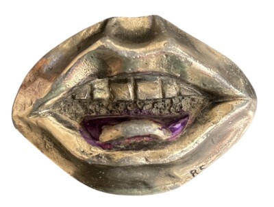 Rolling Stones Jagger Rock Roll Music Band Kiss Memorabilia 70s Vtg Belt Buckle