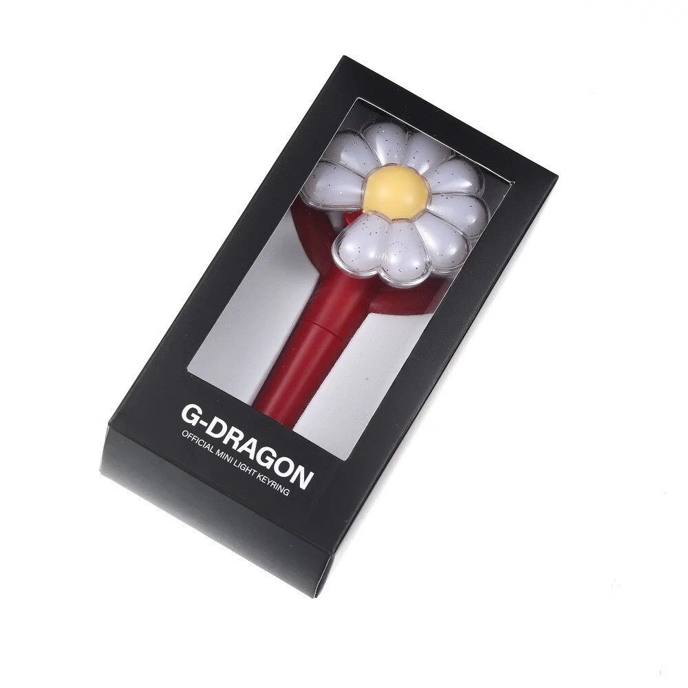 Kpop G-DRAGON Mini Light stick Keyring Support Stick Key
