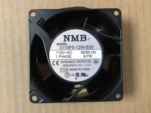 New NMB 3115PS-12W-B30 AC 115V 9/7W 1Phase 50/60Hz 80*80*38mm Axial Cooling Fan