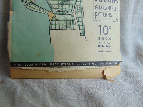 VTG 30s Du Barry Sewing Pattern Womans Blouse 36B - Picture 5 of 7