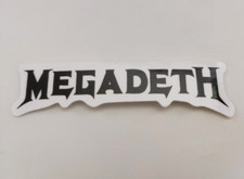 MEGADETH Waterproof Glossy Vinyl Sticker decal Logo 2.75"x0.5"