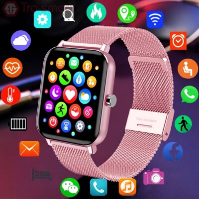 Full Touch Smart Uhr Männer Frauen Smartwatch
